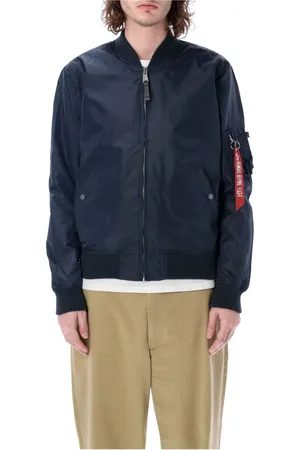 Alpha Industries Heren, Jassen, Blauw, Maat: L Nylon