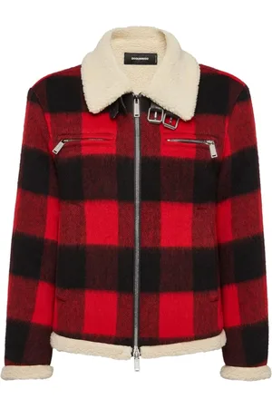 Dsquared2 Heren, Jassen, Rood, Maat: M Wol