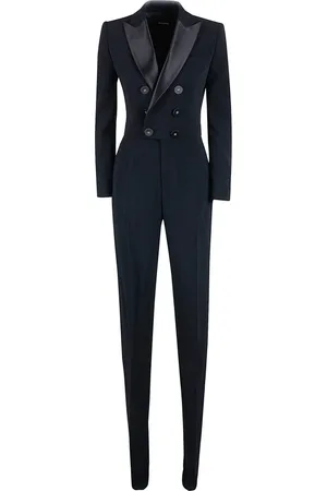 Dsquared2 Dames, Jumpsuits & Playsuits, Blauw, Maat: XS