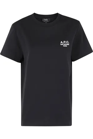 A.P.C. Dames, Tops, Zwart, Maat: XL Katoen