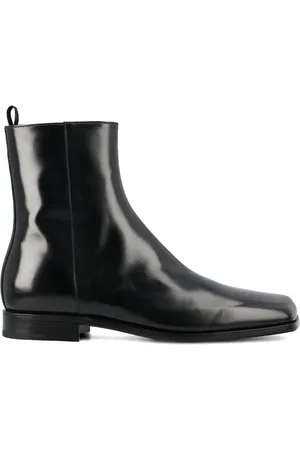 Prada Heren, Schoenen, Zwart, Maat: 40 EU Leer