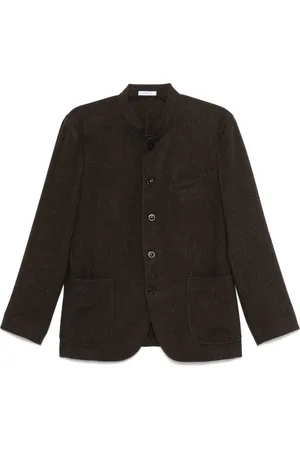 Boglioli Heren, Jassen, Bruin, Maat: 2XL Wol