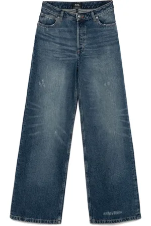 A.P.C. Dames, Jeans, Blauw, Maat: W26 Katoen