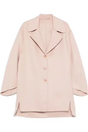 ERMANNO SCERVINO Dames, Mantels, Roze, Maat: S Wol