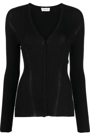 Lanvin Dames, Truien, Zwart, Maat: L