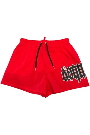 Dsquared2 Heren, Badkleding, Rood, Maat: XL Poliester