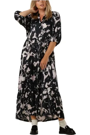Co`Couture Dames, Jurken, Zwart, Maat: S Poliester