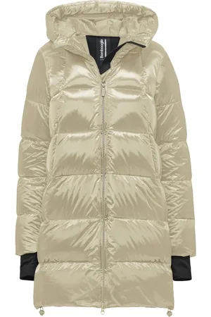 Bomboogie Dames, Mantels, Grijs, Maat: 3XL Poliester