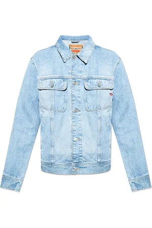 Diesel Heren, Jassen, Blauw, Maat: L Denim