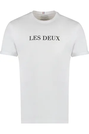 Les Deux Heren, Tops, Wit, Maat: XL Katoen