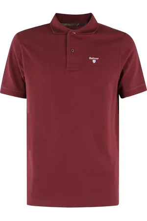 Barbour Heren, Tops, Rood, Maat: M Katoen
