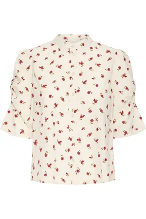 Ichi Dames, Blouses & Shirts, Veelkleurig, Maat: S