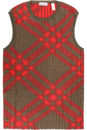 Burberry Dames, Truien, Bruin, Maat: M Wol