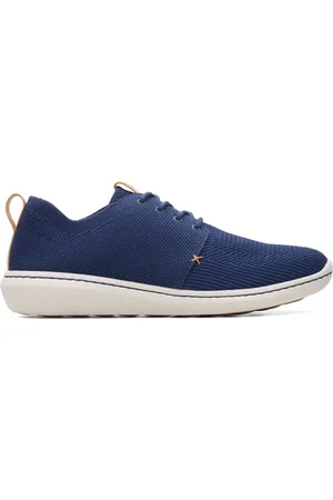 Clarks Heren, Schoenen, Blauw, Maat: 44 1/2 EU