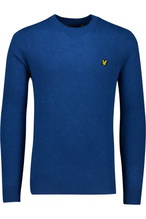 Lyle & Scott Heren, Truien, Blauw, Maat: 2XL Katoen