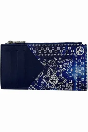 LOUIS VUITTON Dames, Pre-owned, Blauw, Maat: ONE Size Leer