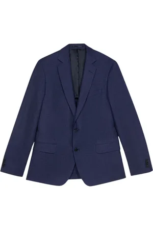 Brooks Brothers Heren, Jassen, Blauw, Maat: L Linnen