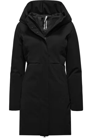 Bomboogie Dames, Mantels, Zwart, Maat: 3XL Leer