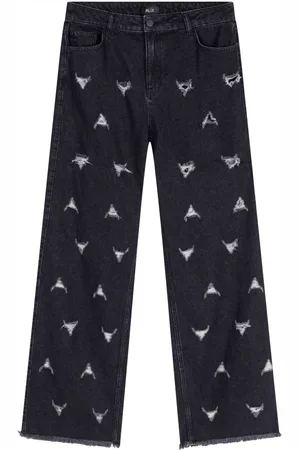 Alix the label Dames, Jeans, Grijs, Maat: M