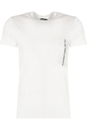 Diesel Heren, Tops, Wit, Maat: 2XL Katoen