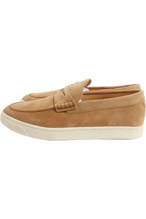 Brunello Cucinelli Heren, Schoenen, Bruin, Maat: 40 EU Leer