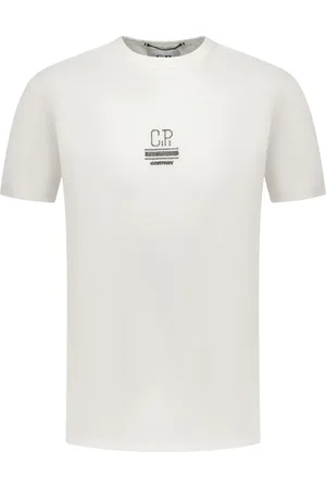 C.P. Company Heren, Tops, Wit, Maat: S Katoen