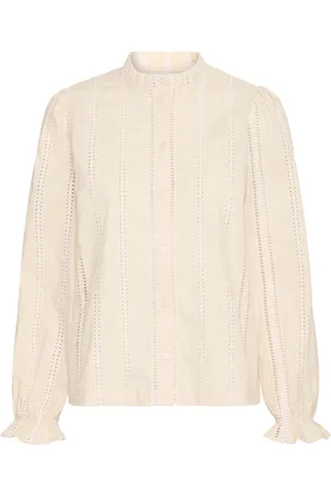 Ichi Dames, Blouses & Shirts, , Maat: XL Katoen