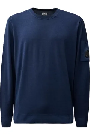 C.P. Company Heren, Truien, Blauw, Maat: 3XL Wol