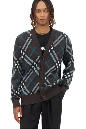 Burberry Heren, Truien, Grijs, Maat: 2XL Wol