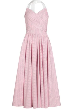 Patou Dames, Jurken, Roze, Maat: XS Katoen