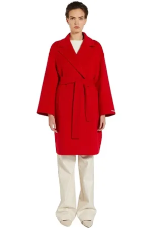 MARELLA Dames, Mantels, Rood, Maat: M Wol