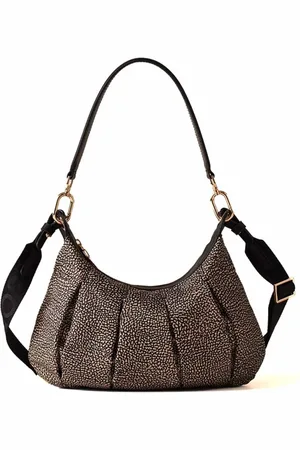 Borbonese Dames, Tassen, Bruin, Maat: ONE Size Leer