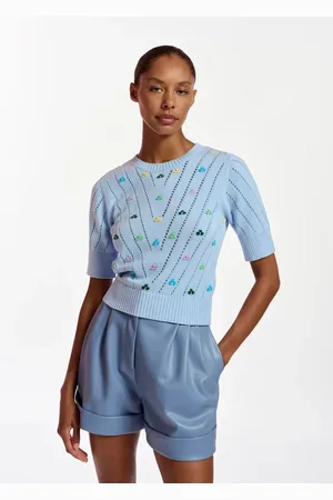 Essentiel Antwerp Dames, Truien, Blauw, Maat: S