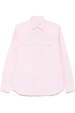 LARDINI Heren, Overhemden, Roze, Maat: 3XL Katoen