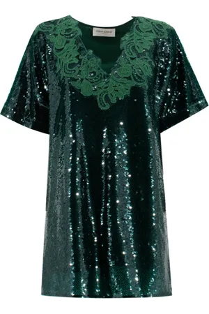 ERMANNO SCERVINO Dames, Jurken, Groen, Maat: M Poliester