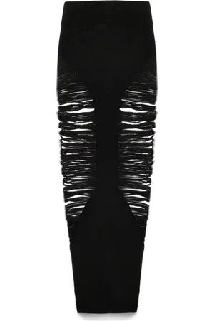 Rick Owens Dames, Rokken, Zwart, Maat: L