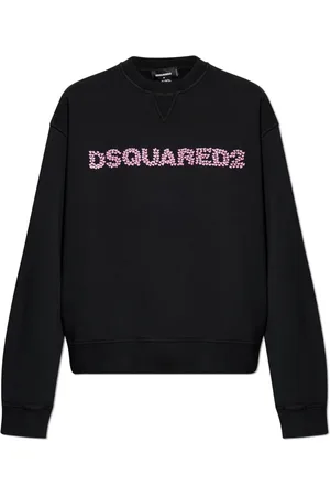 Dsquared2 Dames, Sweatshirts & Hoodies, Zwart, Maat: 2XS Katoen