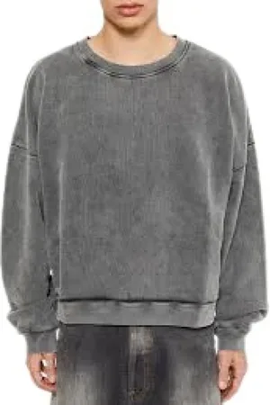 Acne Studios Heren, Sweatshirts & Hoodies, Grijs, Maat: L Katoen
