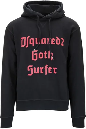 Dsquared2 Heren, Sweatshirts & Hoodies, Zwart, Maat: S Katoen
