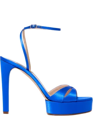 Casadei Dames, Schoenen, Blauw, Maat: 38 1/2 EU Satijn