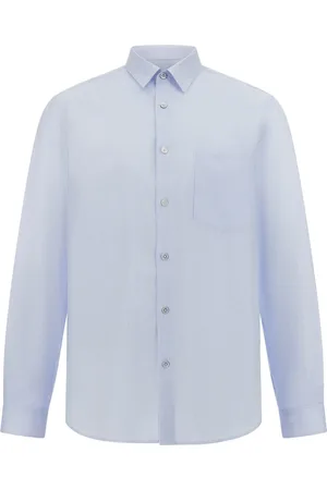 Boggi Milano Heren, Overhemden, Blauw, Maat: S Katoen