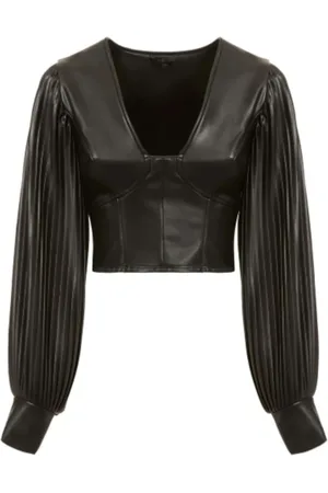Guess Dames, Blouses & Shirts, Zwart, Maat: XS