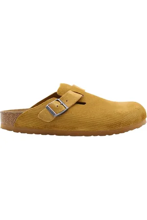 Birkenstock Heren, Schoenen, Geel, Maat: 41 EU Leer