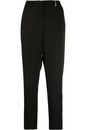 Fabiana Filippi Dames, Broeken, Zwart, Maat: 2XS Viscose