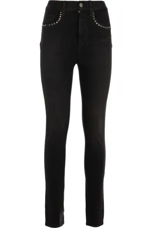 Liu Jo Dames, Jeans, Zwart, Maat: W28 Katoen