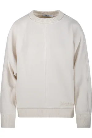 Max Mara Dames, Truien, Wit, Maat: M Katoen