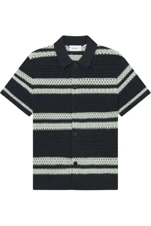 Les Deux Heren, Overhemden, Blauw, Maat: L