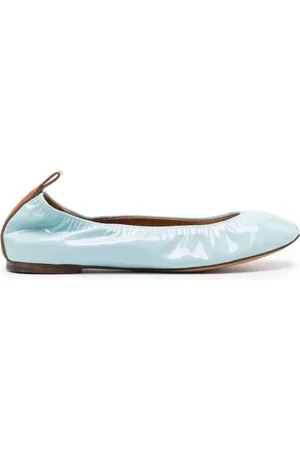 Lanvin Dames, Schoenen, Blauw, Maat: 39 EU Leer