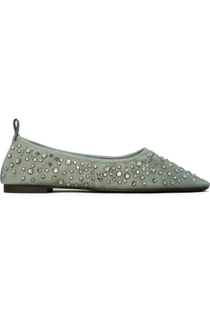 Tory Burch Dames, Schoenen, Blauw, Maat: 37 EU Nylon
