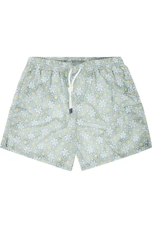 FEDELI Heren, Badkleding, Groen, Maat: S Poliester